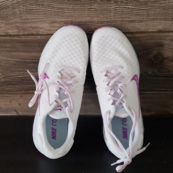 New Nike Renew Ride 3.0 Womens White Running Sneakers Size 9 Lightweight - Picture 7 of 9